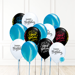 Globos por racimo de latex biodegradables Teleglobos Envio en Ciudad de Mexico